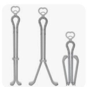 1 boot shaper stand also known as a boot tree boot Support Tall Adjustable Grey